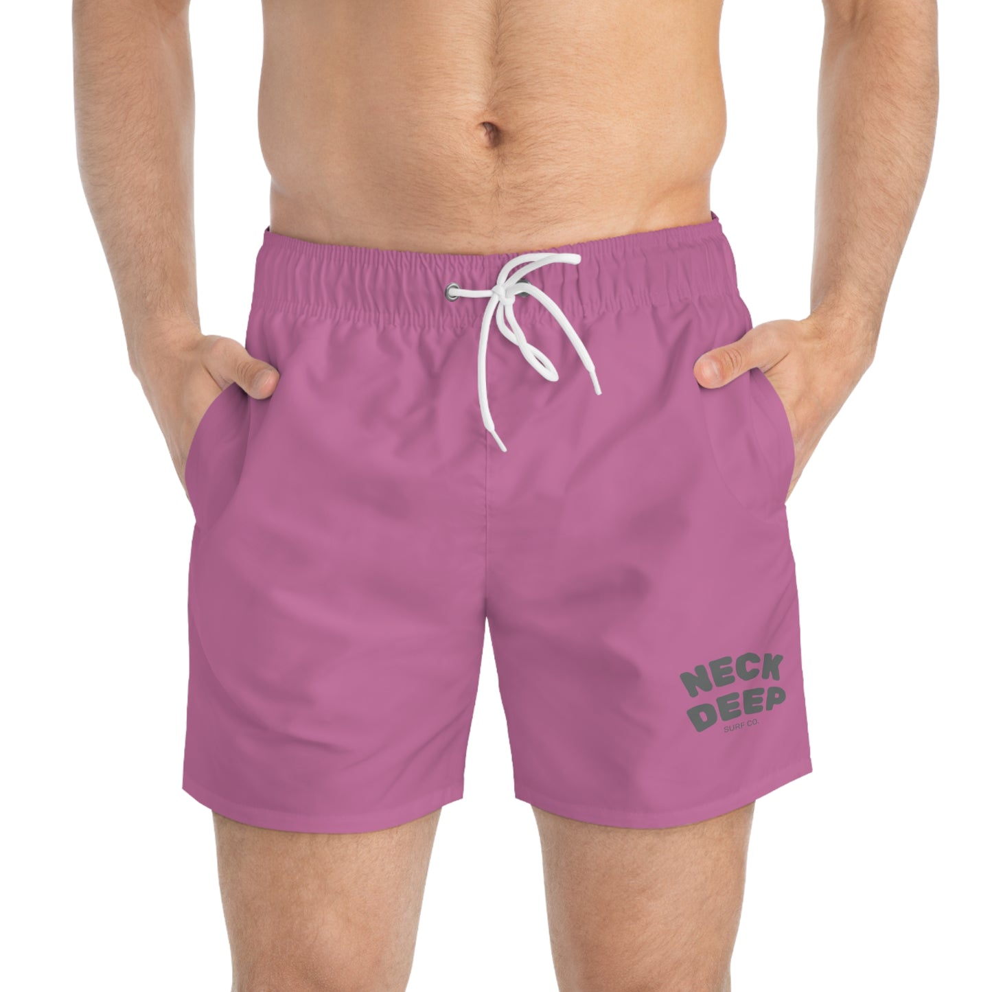 AND Surf Co. Swim Trunks - Simple Pink