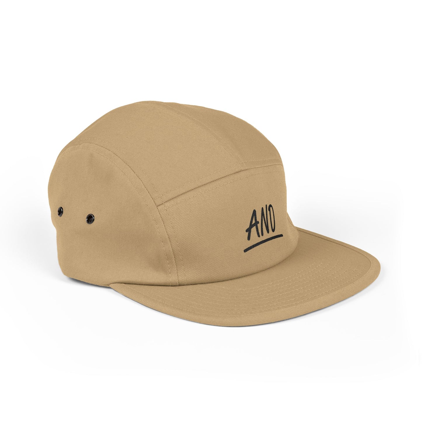AND Script Plain 5 Panel Cap - (Embroidery)