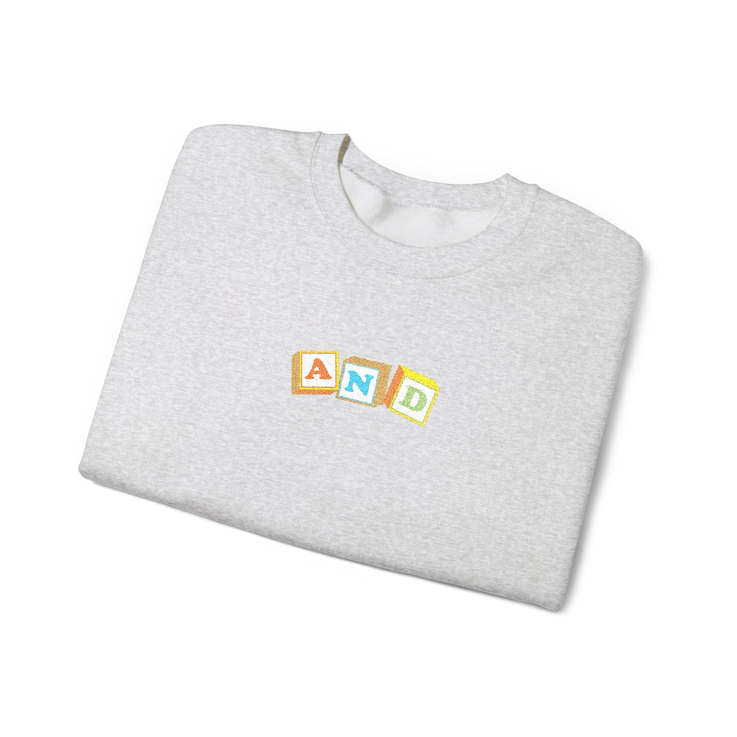 AND Block Embroidered - Crewneck Sweatshirt