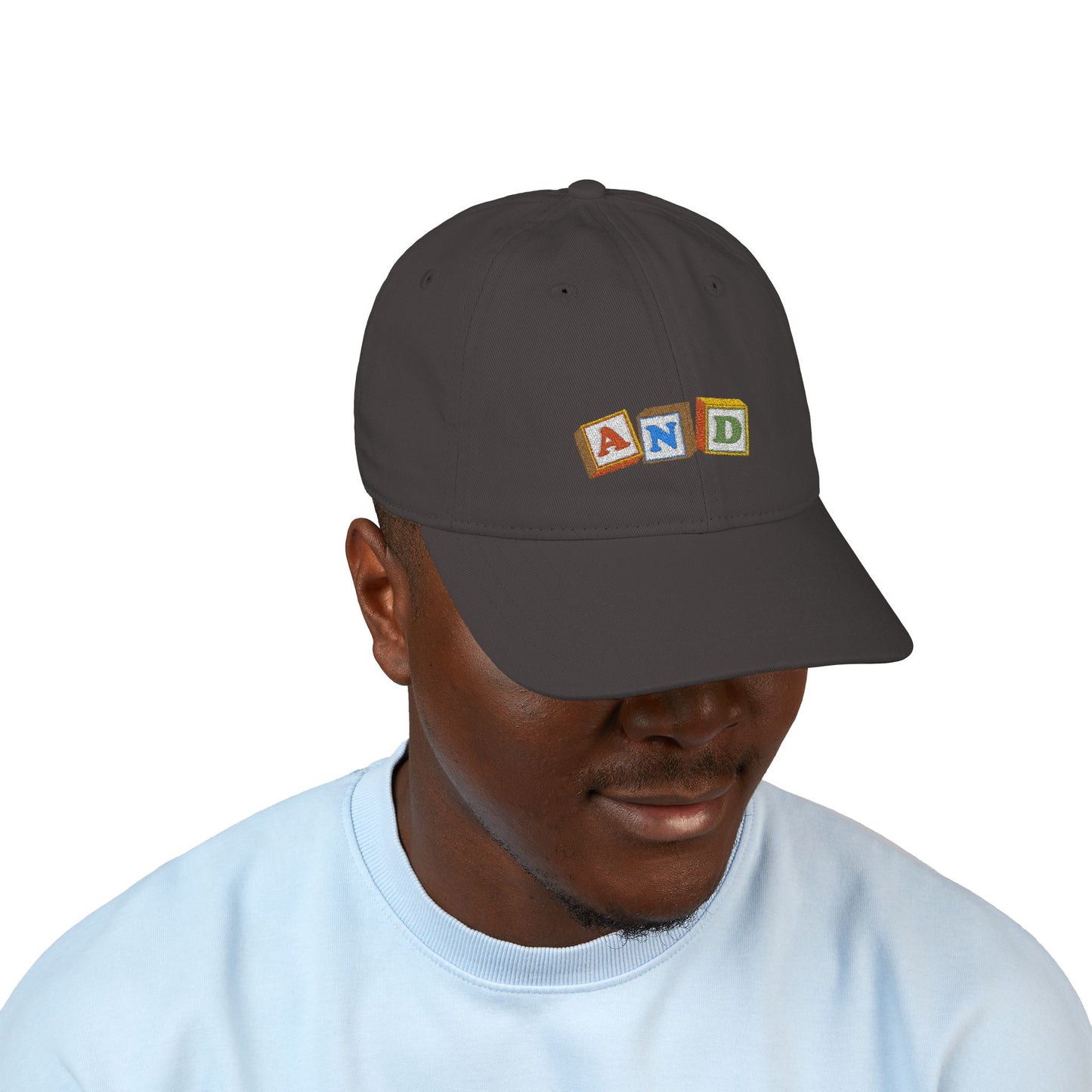 AND Blocks Organic Baseball Cap - (Embroidery)