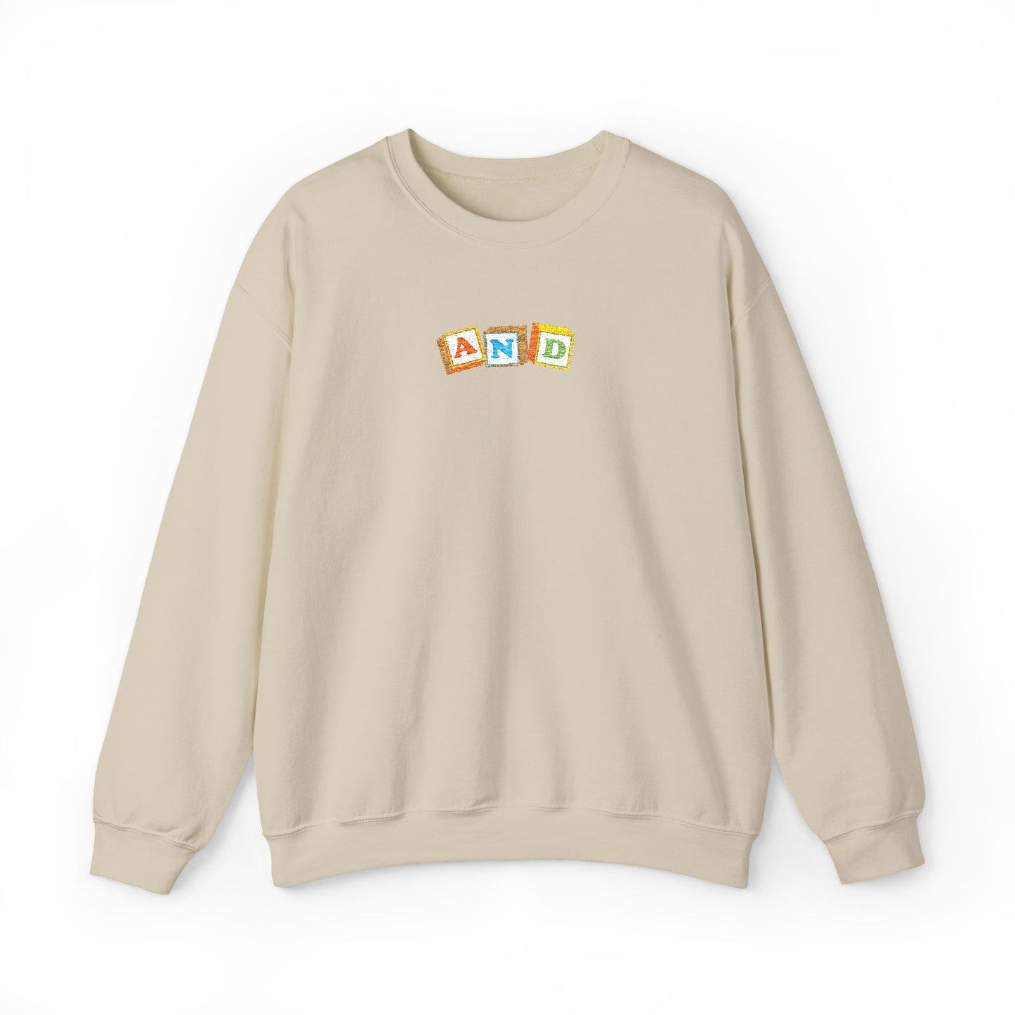 AND Block Embroidered - Crewneck Sweatshirt