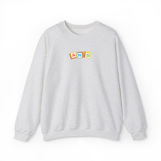 AND Block Embroidered - Crewneck Sweatshirt