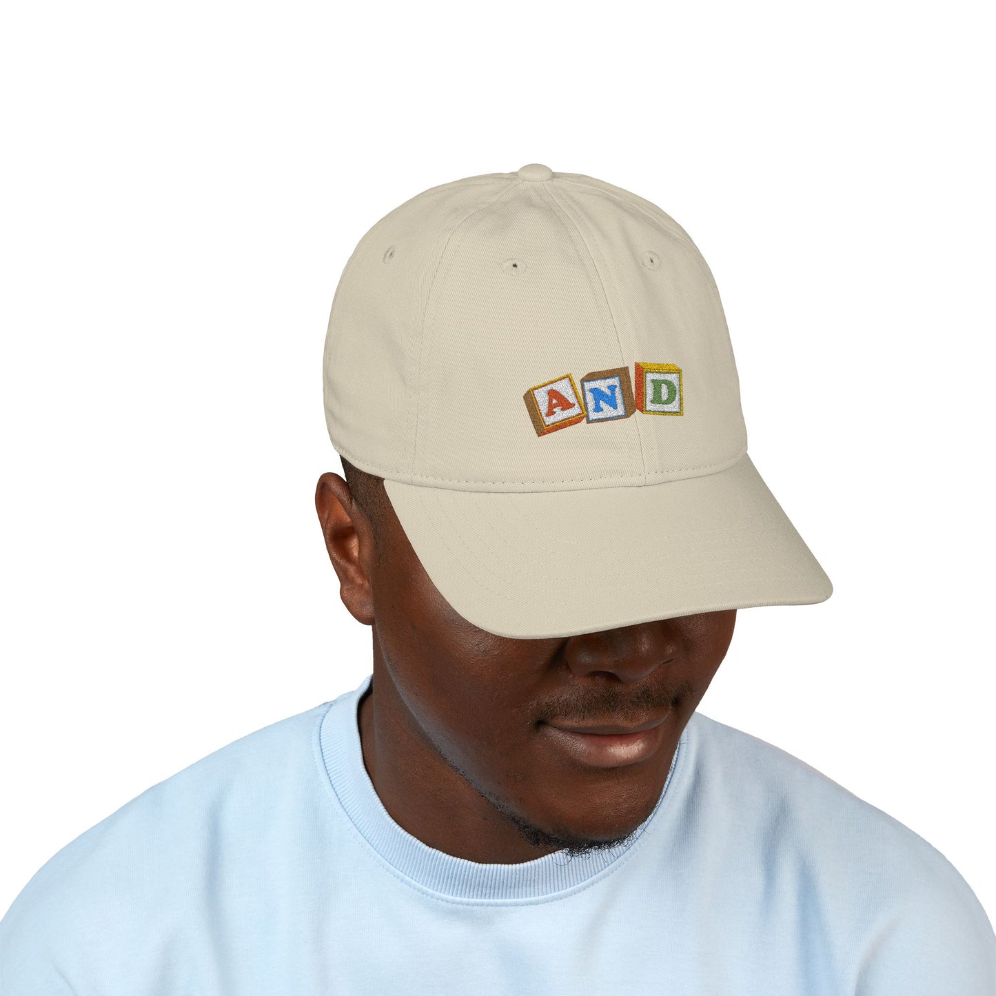 AND Blocks Organic Baseball Cap - (Embroidery)