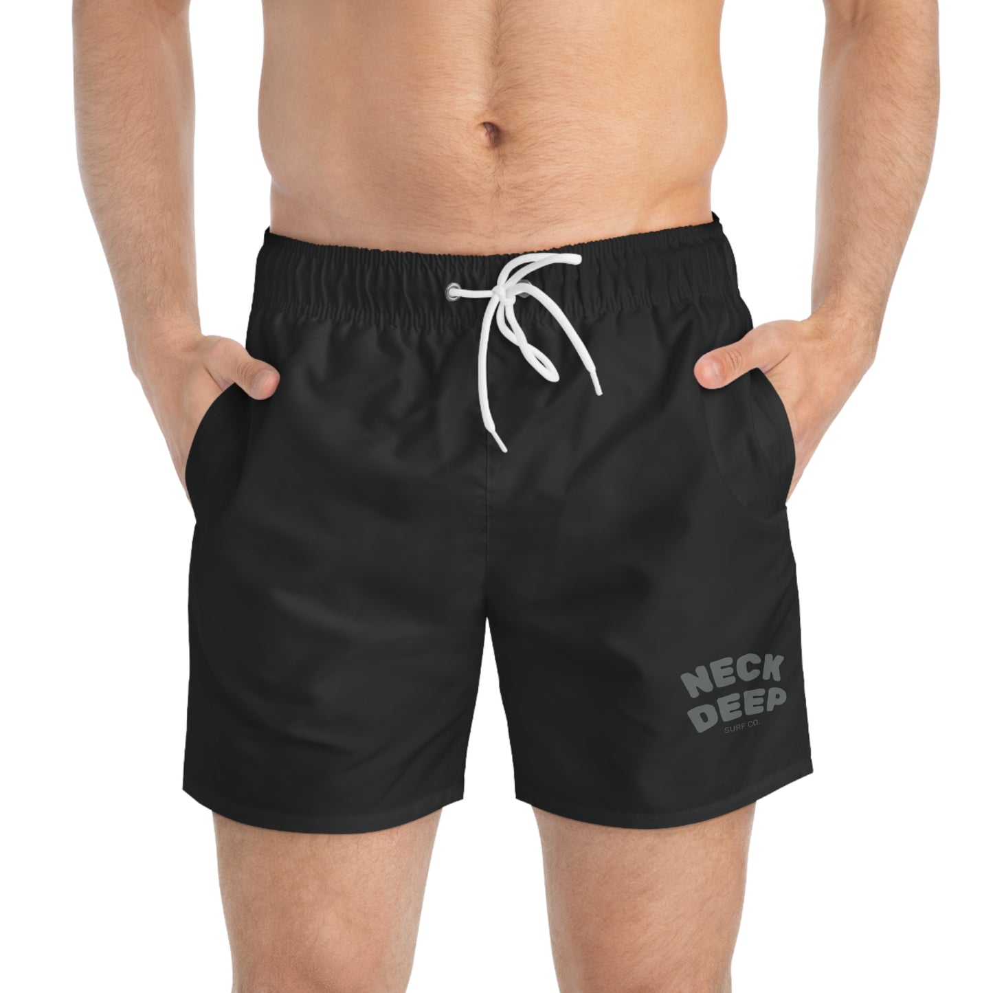 AND Surf Co. Swim Trunks - Simple Black
