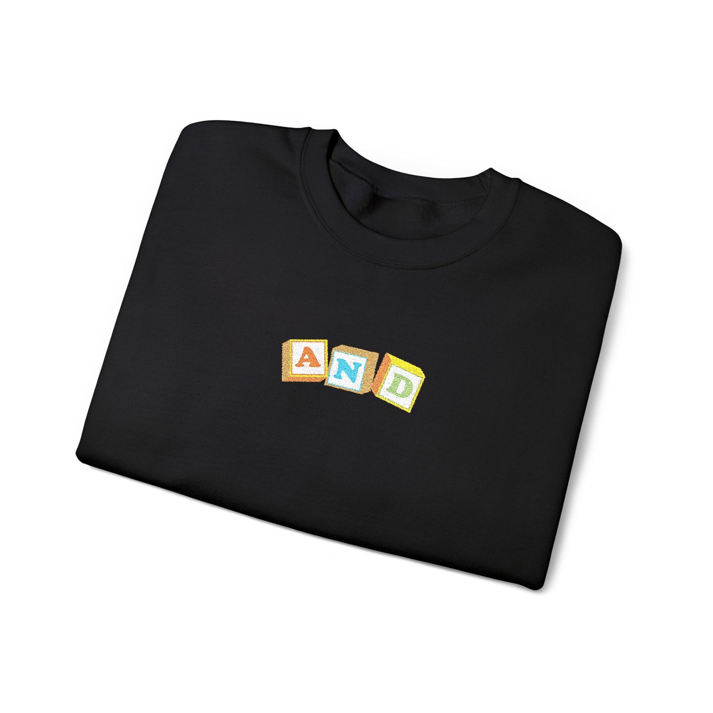 AND Block Embroidered - Crewneck Sweatshirt