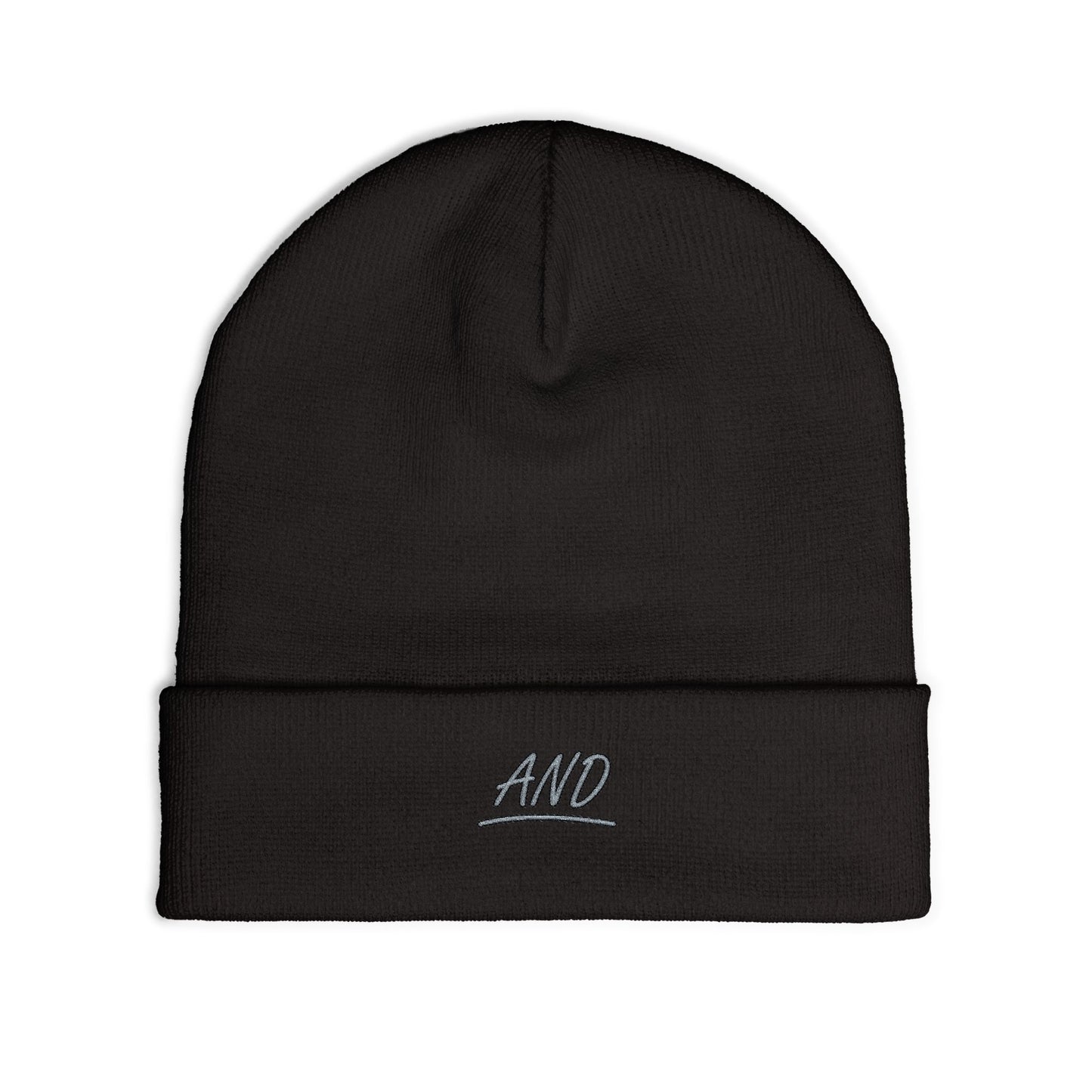 AND Script Logo Knit Beanie - (Embroidery)
