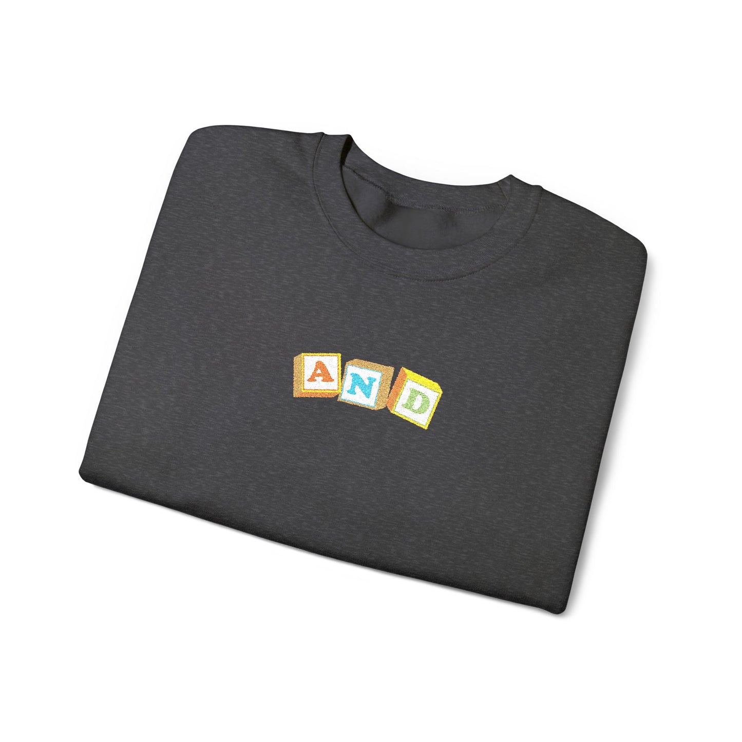 AND Block Embroidered - Crewneck Sweatshirt