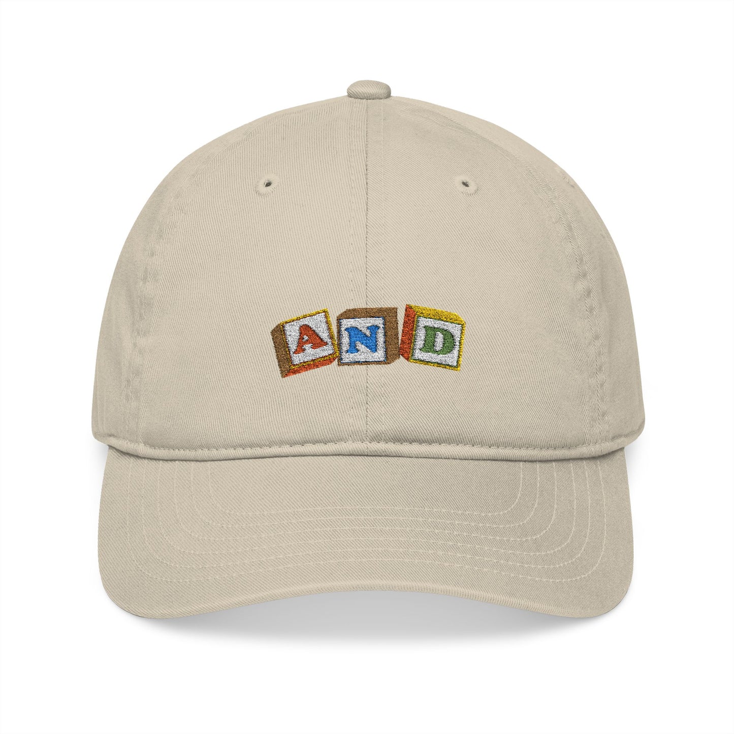 AND Blocks Organic Baseball Cap - (Embroidery)