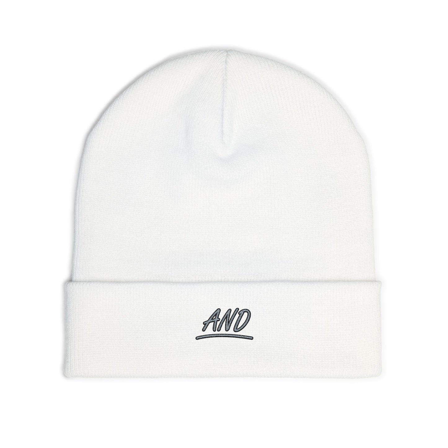 AND Script Logo Knit Beanie - (Embroidery)