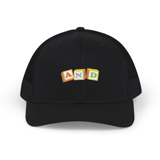 AND Letter Blocks - Snapback Trucker Cap (Embroidery)
