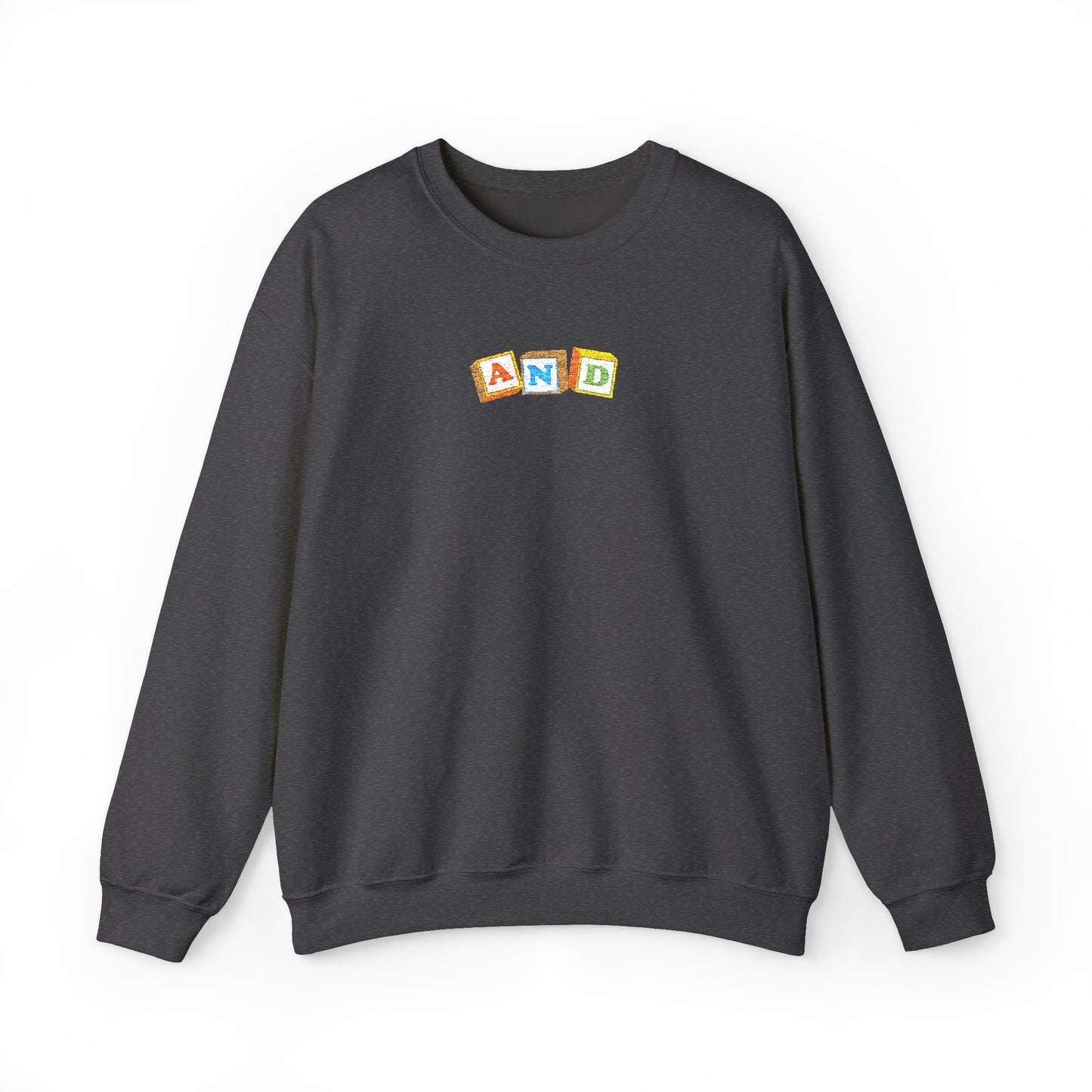 AND Block Embroidered - Crewneck Sweatshirt