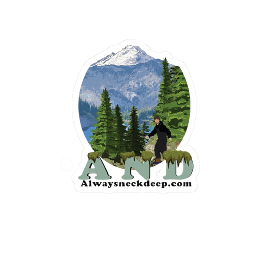 AND Squatchin Sticker