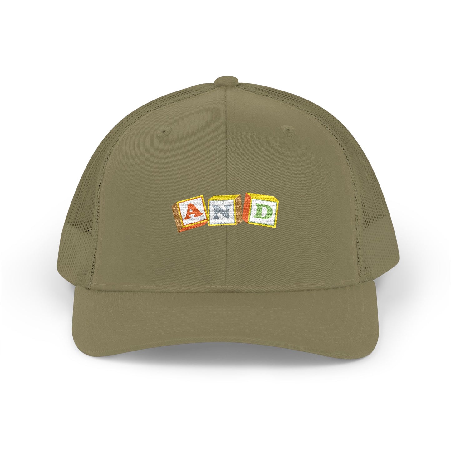 AND Letter Blocks - Snapback Trucker Cap (Embroidery)