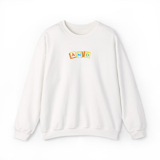 AND Block Embroidered - Crewneck Sweatshirt