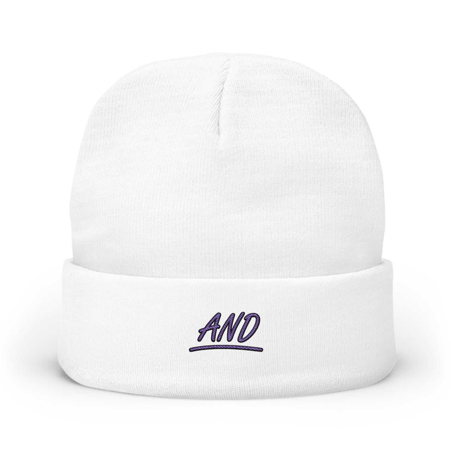 AND Script Logo Knit Beanie - (Embroidery)