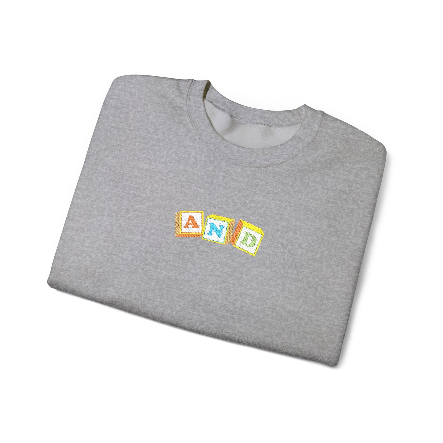 AND - Winter Collection - Blocks Embroidered Crewneck Sweatshirt