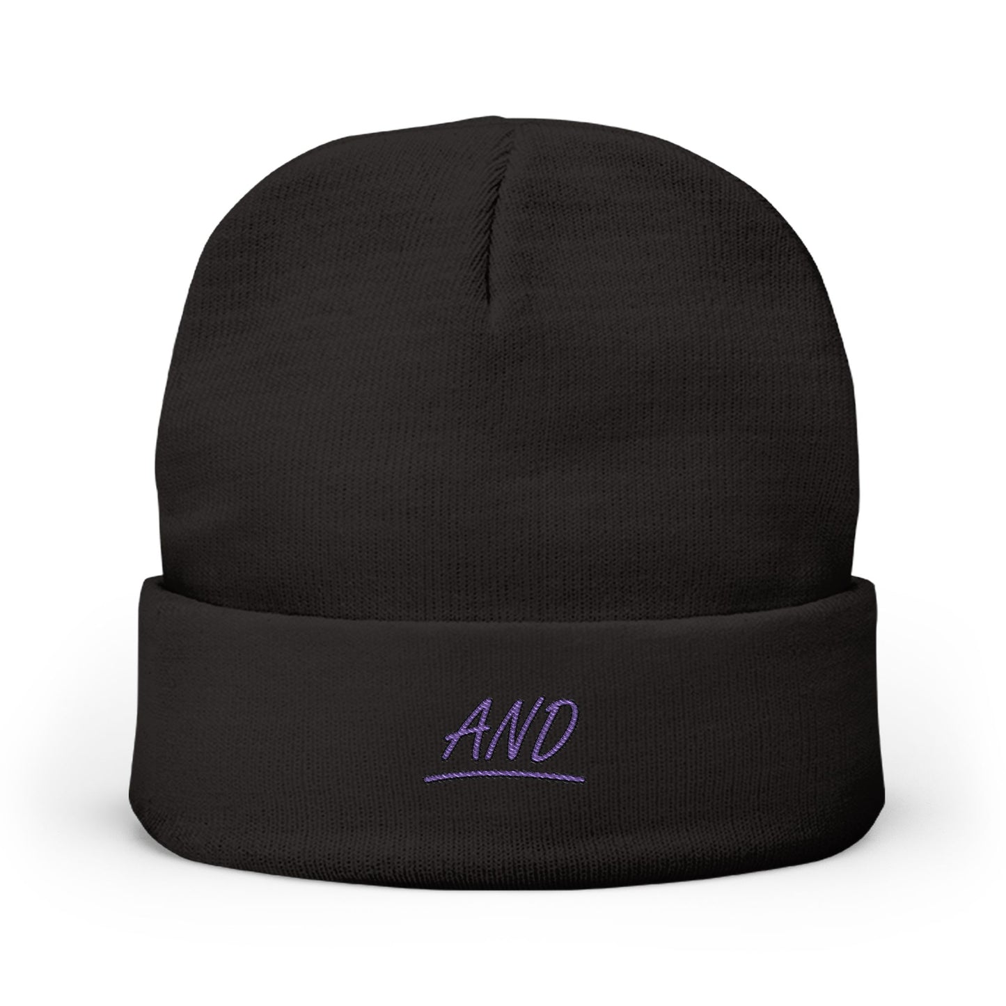 AND Script Logo Knit Beanie - (Embroidery)