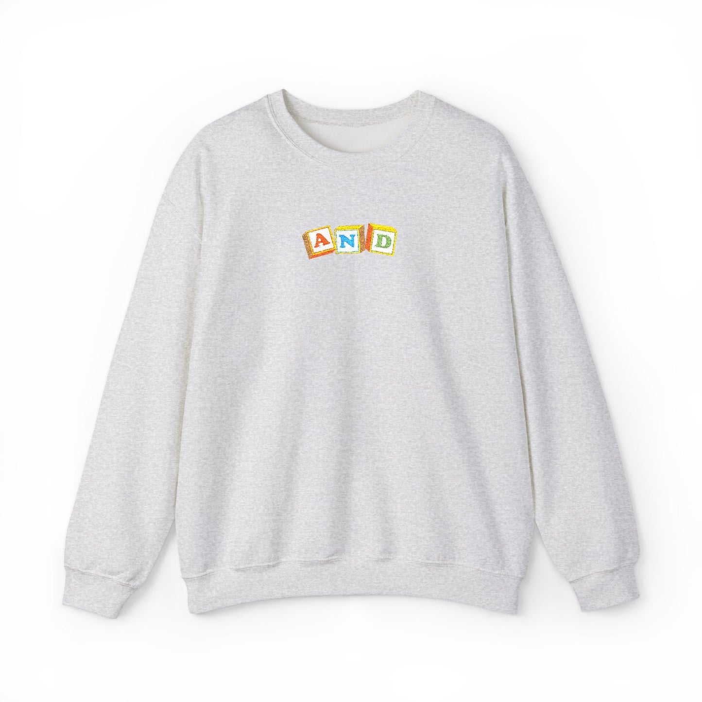 AND - Winter Collection - Blocks Embroidered Crewneck Sweatshirt