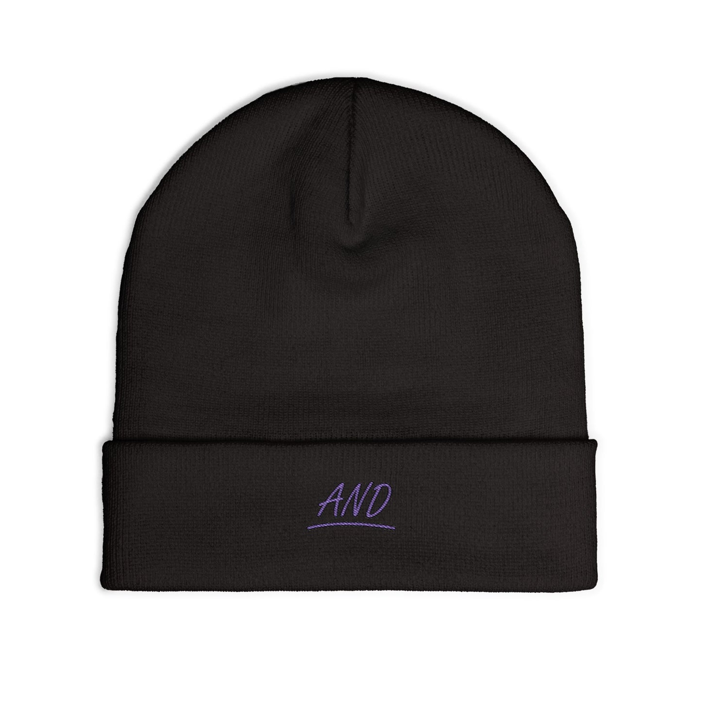 AND Script Logo Knit Beanie - (Embroidery)