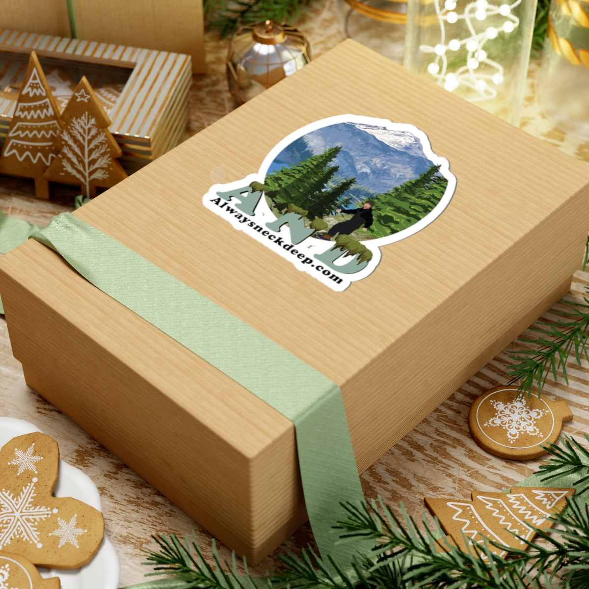 AND Squatchin Sticker