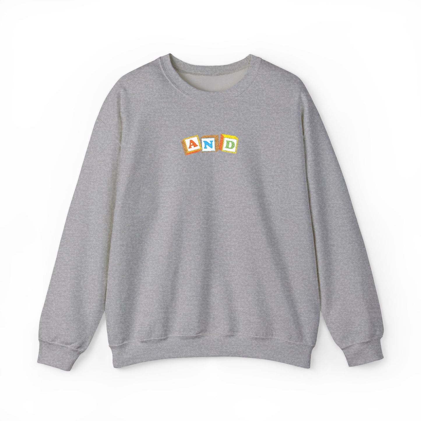 AND Block Embroidered - Crewneck Sweatshirt