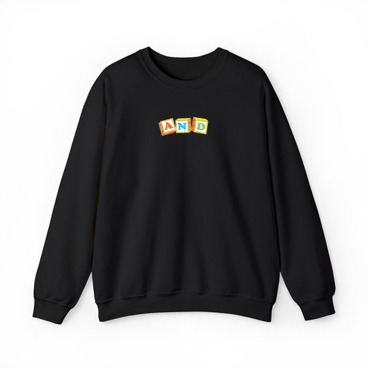 AND Block Embroidered - Crewneck Sweatshirt