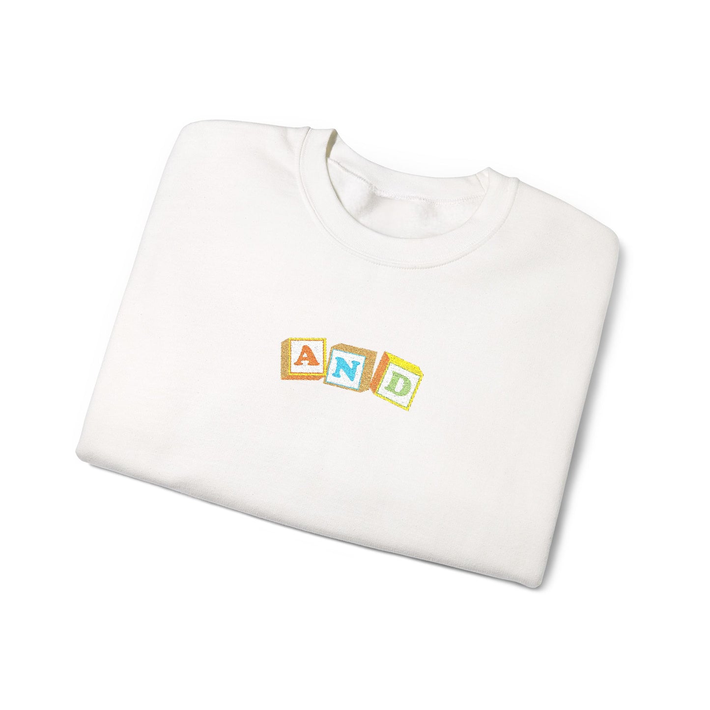AND Block Embroidered - Crewneck Sweatshirt