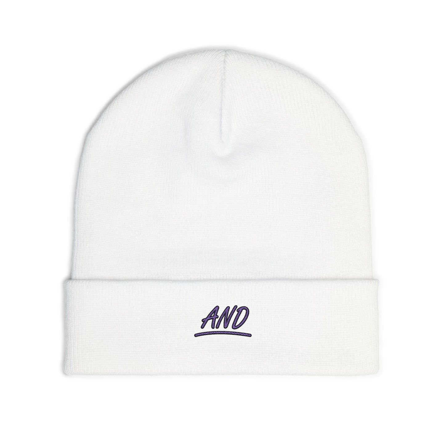 AND Script Logo Knit Beanie - (Embroidery)