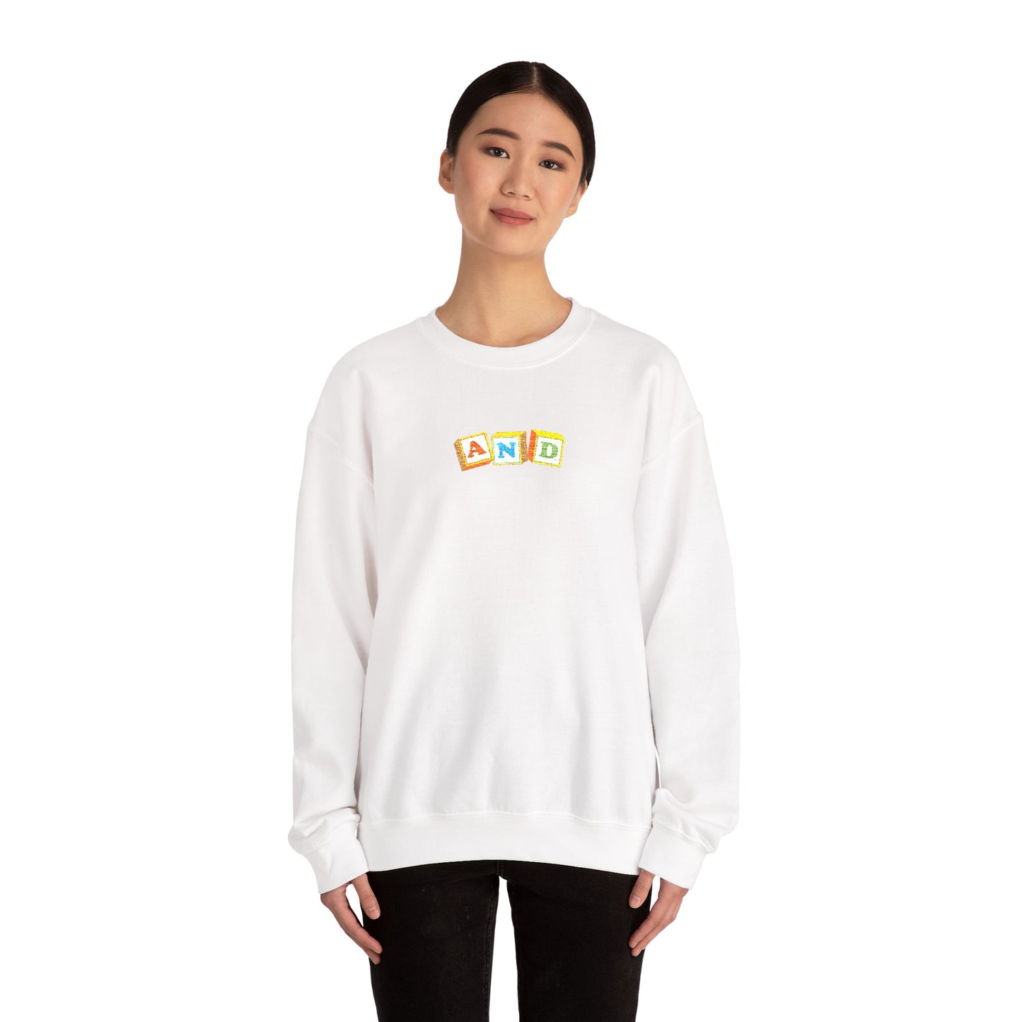 AND - Winter Collection - Blocks Embroidered Crewneck Sweatshirt