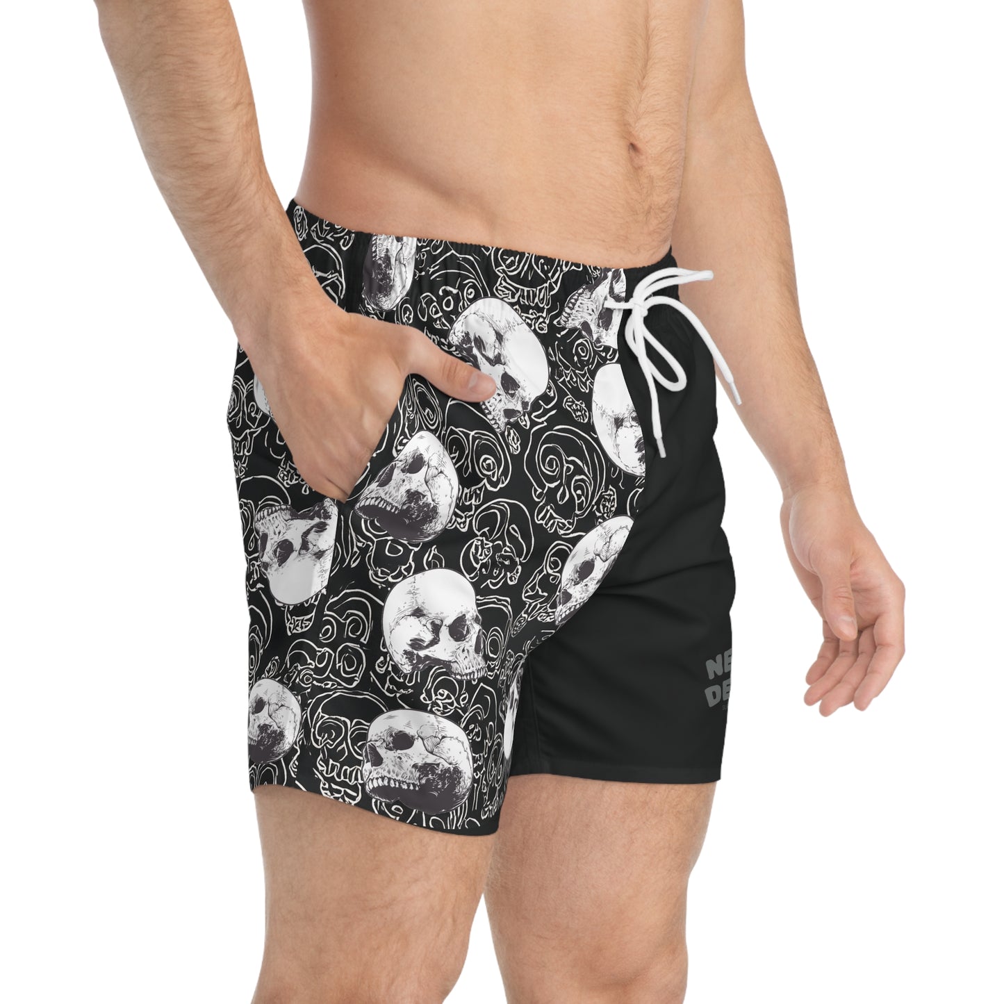AND Surf Co.  Swim Trunks - Skull Split