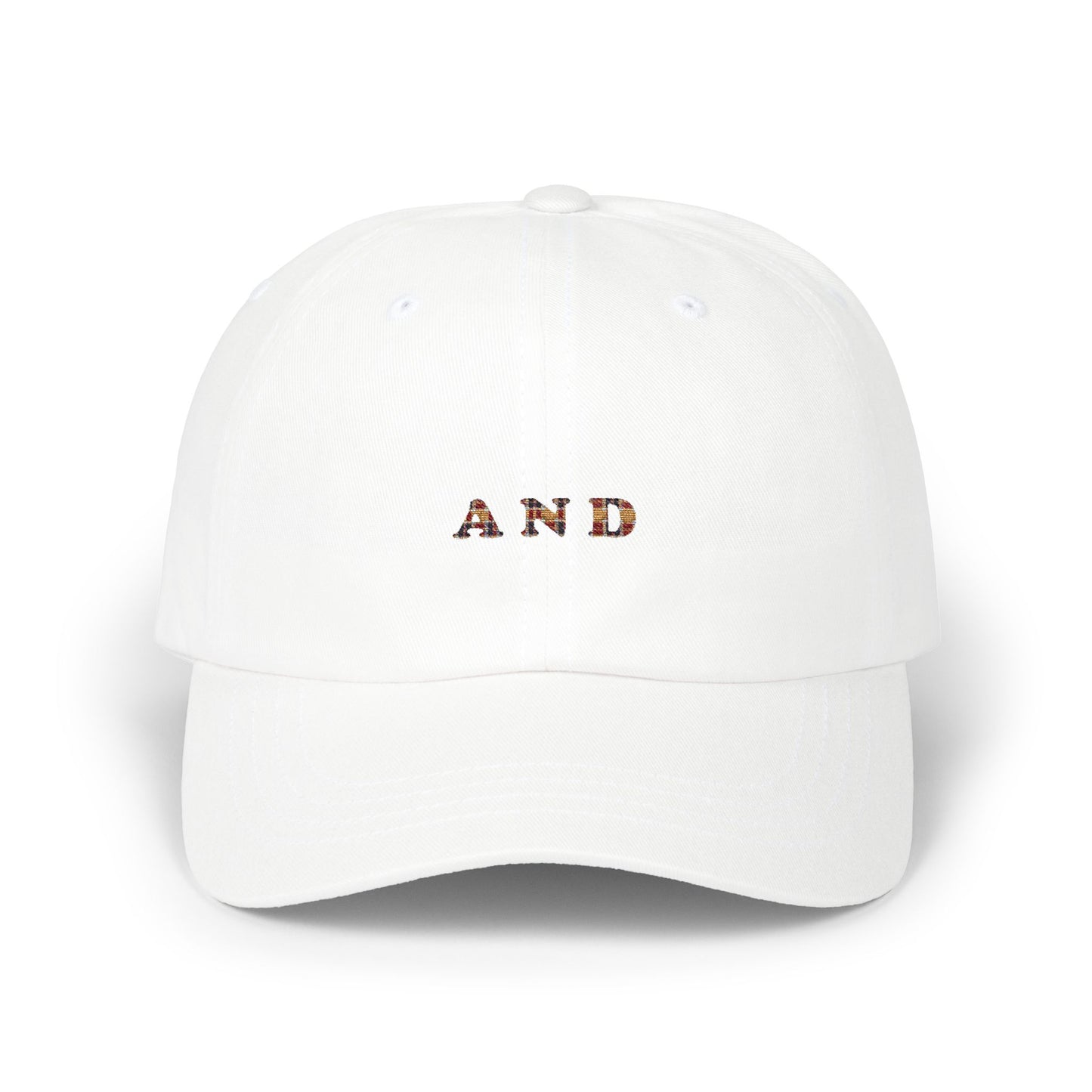 AND Plaid Letters - Classic Dad Cap
