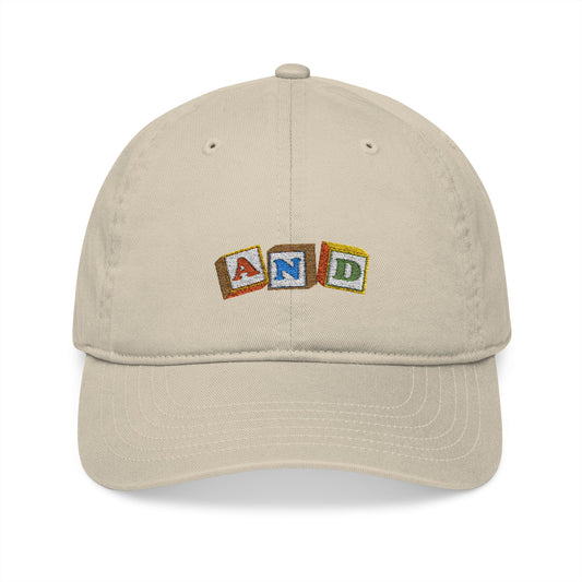 AND Blocks Organic Baseball Cap - (Embroidery)