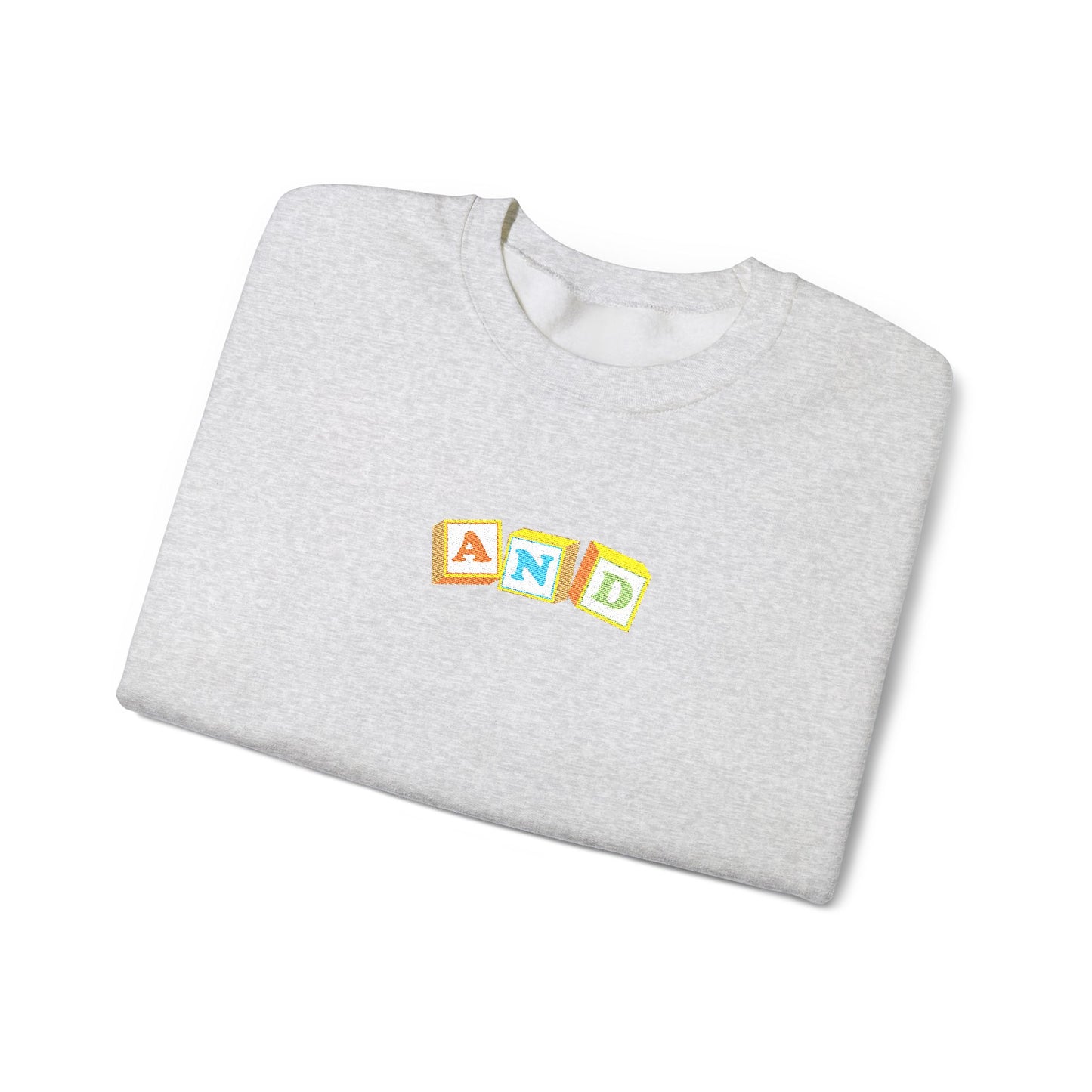 AND - Winter Collection - Blocks Embroidered Crewneck Sweatshirt