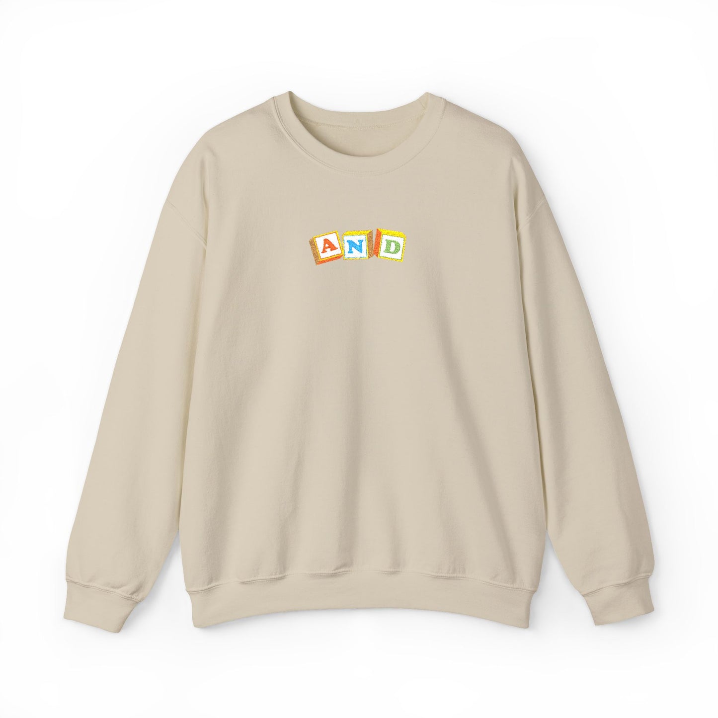 AND - Winter Collection - Blocks Embroidered Crewneck Sweatshirt